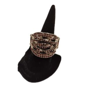 Paparazzi Ring Red & Silver. Bundle and save see details